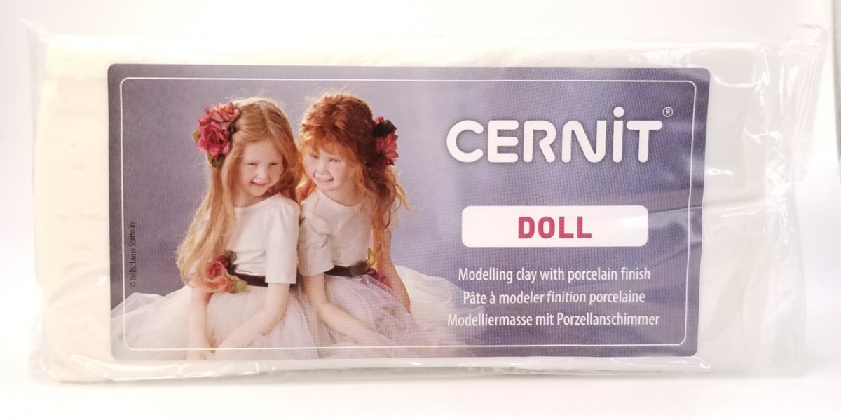 Cernit Doll - White - Click Image to Close